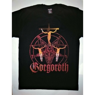 ส่งเร็ว เสื้อยืดลําลอง แขนสั้น พิมพ์ลาย Gorgoroth แฟชั่นฤดูร้อน สําหรับผู้ชายS-5XL