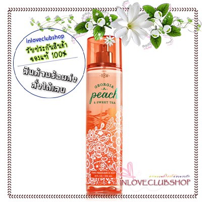 Bath Body Works Fragrance Mist 236 ml. Georgia Peach Sweet Tea