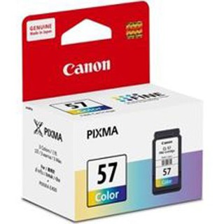 ภาพขนาดย่อของภาพหน้าปกสินค้าตลับหมึกแคนนอน Canon CL-57 color สี ของแท้ใหม่100%จากศูนย์ มีกล่อง Pixma E400 / E410 / E480 จากร้าน powerasupply บน Shopee