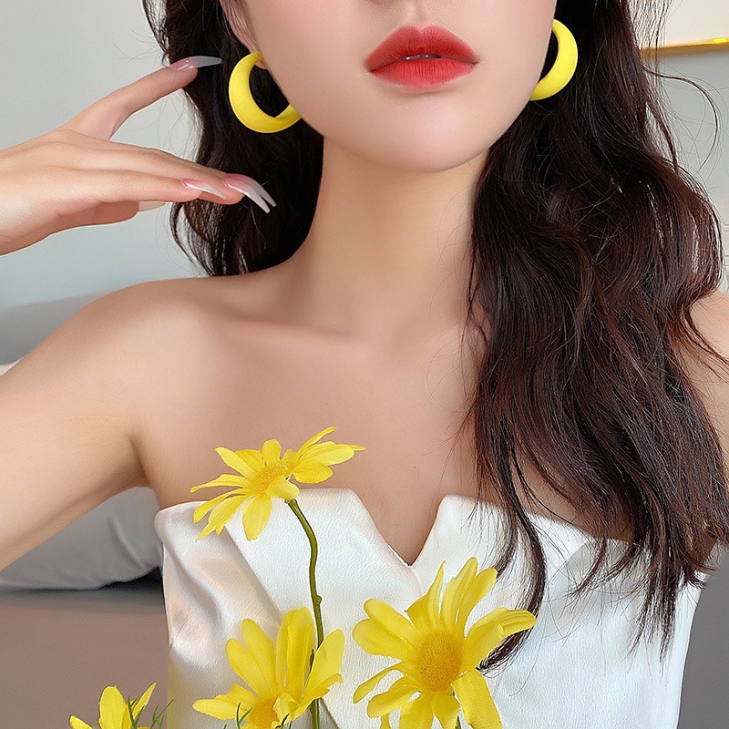 มีให้เลือก-5-สี-s925-ต่างหูหมุดเงิน-ต่างหู-c380