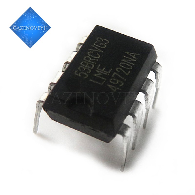 5-Pack LME49720NA Op-Amp IC - National Semiconductor Dual Audio Operational Amplifier, DIP-8 Package
