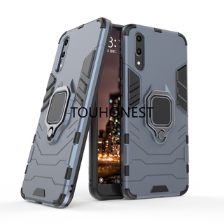 เคส Huawei P20 Pro เคส Huawei P30 Pro เคส Huawei P20 Lite เคส Huawei P30 Lite Case Armor PC Shockproof Hard Cassing Cover Cases With Metal Ring Stand Phone Case กันกระแทก เคสแข็ง พร้อมแหวนโลหะ ขาตั้ง เคสโทรศัพท์