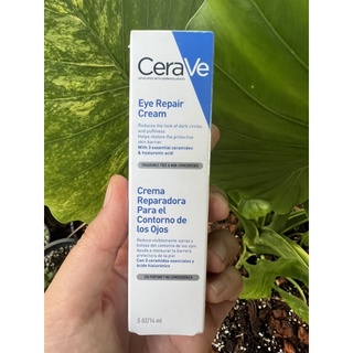 เซราวี CERAVE Eye Repair Cream  ครีมบำรุงรอบดวงตา บรรเทารอยหมองคล้ำและอาการบวม 14ml.(บำรุงรอบดวงตา ครีมทาใต้ตา)
