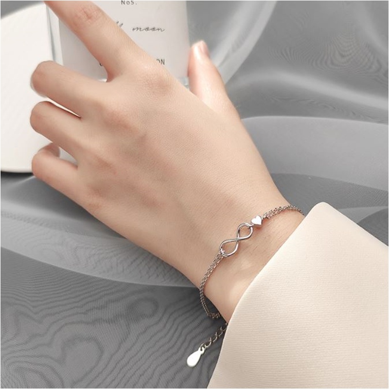 s925-infinity-love-bracelet-สร้อยข้อมือเงินแท้-รักไม่มีที่สิ้นสุด-ใส่สบาย-เป็นมิตรกับผิว