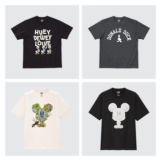 Uniqlo เสื้อยืดแขนสั้น พิมพ์ลาย  Mickey MFA ARCHIVE สําหรับผู้ชาย และผู้หญิง 449509 S-5XL