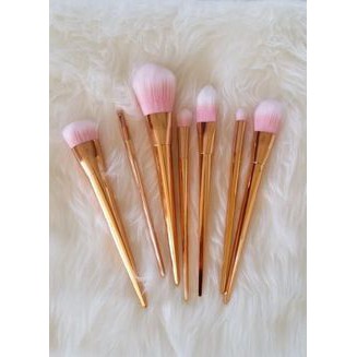 maya-makeup-brushes-beauty-set-ชุดแปรงแต่งหน้าขนแปรง-synthetic-fiber-สี-rose-gold-7-ชิ้น-รุ่นใหม่-ขนนุ่มมากกก