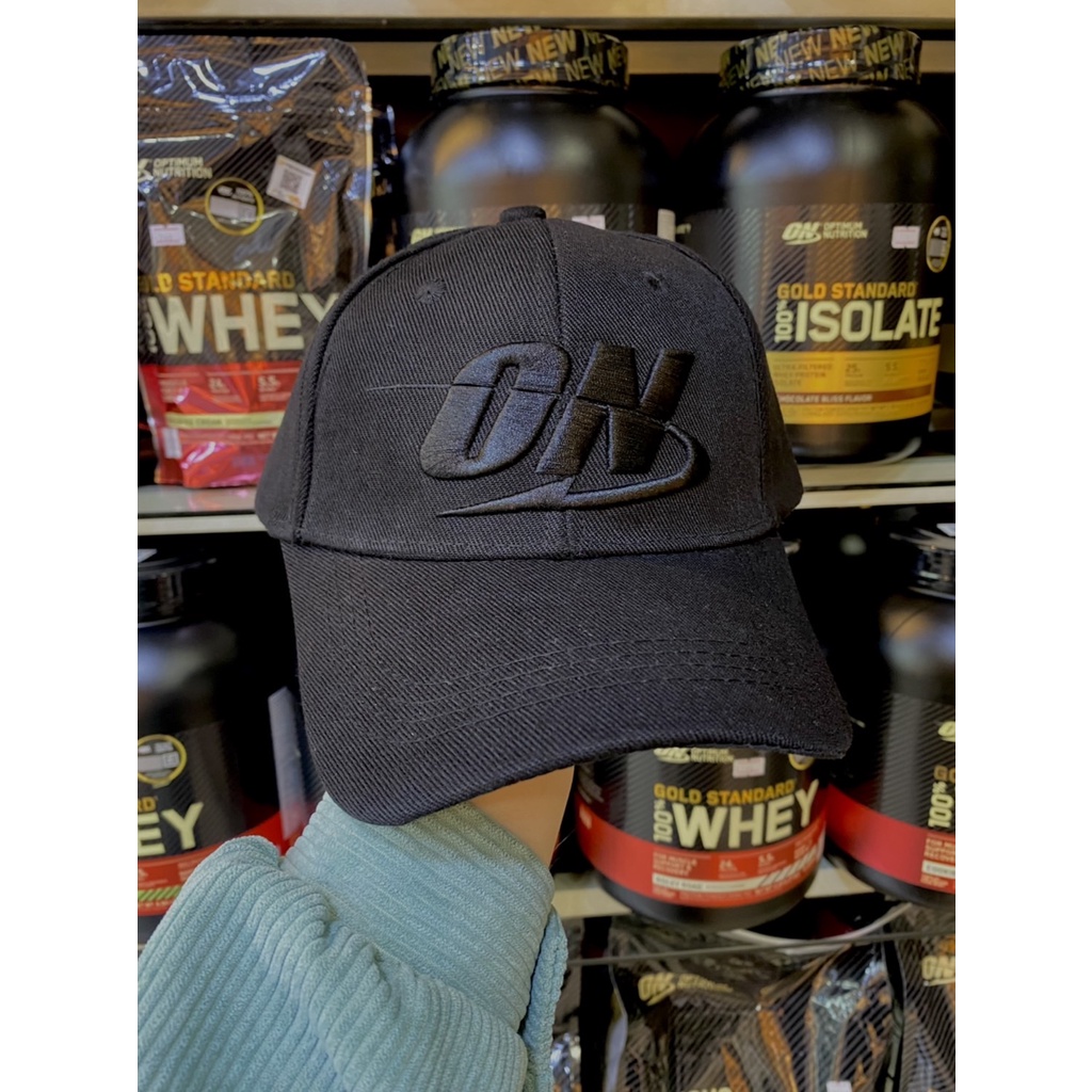 หมวกแก๊ปผู้ชาย-ผู้หญิง-ออกกำลังกาย-optimum-baseball-cap-black