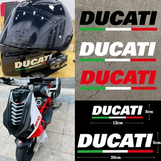 สติกเกอร์ไวนิล ลาย Ducati สําหรับติดตกแต่งหมวกกันน็อครถจักรยานยนต์ รถยนต์【พร้อมส่ง】