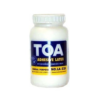 LATEX GLUE TOA 16OZ WHITE กาวลาเท็กซ์ทั่วไป TOA 16 ออนซ์ สีขาว กาวลาเท็กซ์ กาว เครื่องมือช่างและฮาร์ดแวร์ LATEX GLUE TOA