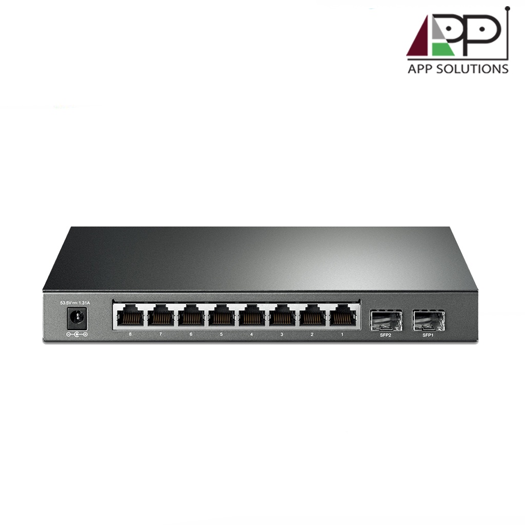 tp-link-สวิตซ์-switch-8-port-gigabit-poe-2-sfp-รุ่นtl-sg2210p-ประกันlifetime