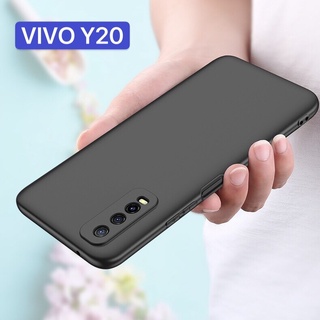 เคสซิลิโคน Case Vivo Y12A เคสโทรศัพท์ วีโว่ เคส VIVO Y12A Y20 Y12S TPU CASE เคสสีดํา ส่งจากไทย