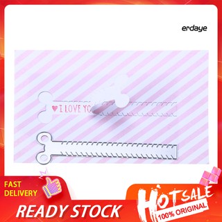 Erd 2 ชิ้น / ชุด Rip Strips แผ่นแม่แบบโลหะตัดลาย Diy สําหรับตกแต่งสมุดอัลบั้มหัตถกรรม