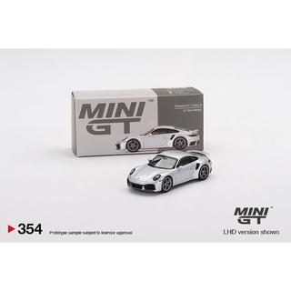 MiniGT No. 354 Porsche 911 Turbo S GT Silver Metallic