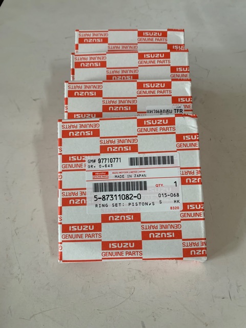 แหวนลูกสูบ-isuzu-4ja1-4jb1-อีซุซุ-tfr2500-2800-แท้ห้าง-4