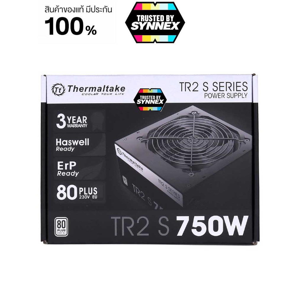 Thermaltake Power Supply Tr2 S 750w 80 White อุปกรณ์จ่ายไฟ รับประกันsynnex 3 ปี Shopee 9725