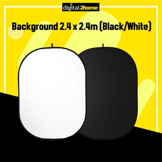 Background 2.4 x 2.4m &lt;Black/White&gt; #68007