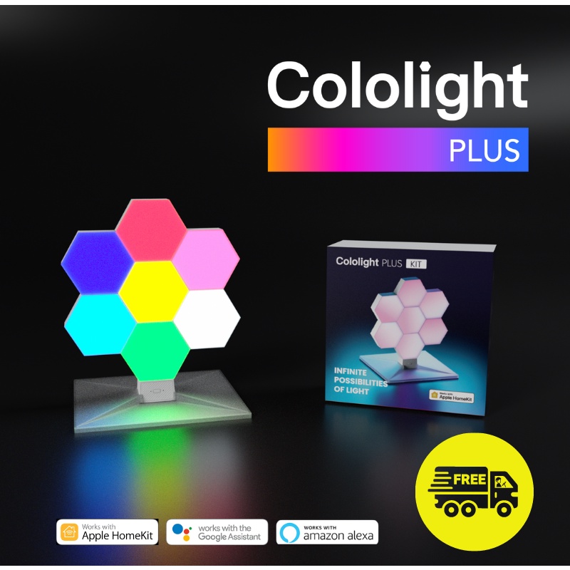 Cololight Plus Kit (7PCs + Controller + Square Base) | Shopee Thailand