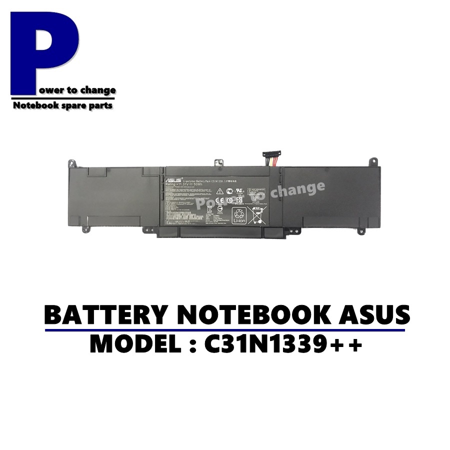 BATTERY NOTEBOOK ASUS C31N1339++ ZENBOOK UX303 UX303L UX303L UX303LN ...