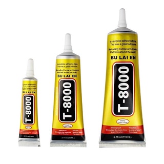 กาวติดจอมือถือ  T-8000/E8000 เครื่องมือช่าง สีใส 15ml 50ml 110ml