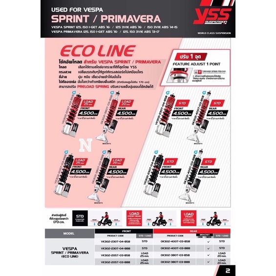 yssแท้สำหรับvespa-sprint-abs-primaveraมีเเบบstdเเละโหลด-มีให้เลือกหน้าหรือหลัง-ไม่ใช่สินค้าvespa-lx-sนะครับ