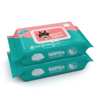 สินค้า 1 แถม 1 🔥(F-057) กระดาษทิชชู่เปียก ทิชชู่เปียกเด็ก Baby Wipes ทำความสะอาด สําหรับเด็ก แผ่นทำความสะอาด.