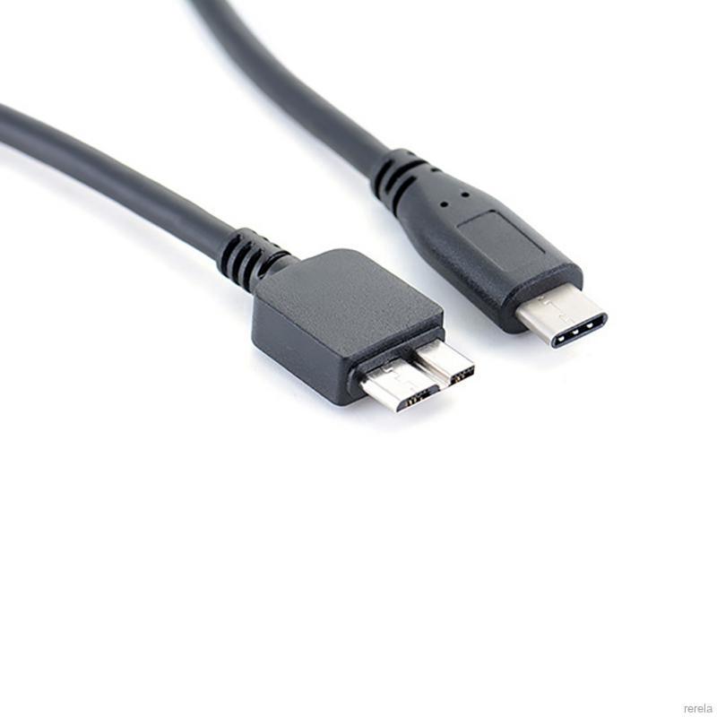 ภาพขนาดย่อของภาพหน้าปกสินค้าUSB 3.1 Type-C to USB 3.0 MICRO B สายเคเบิ้ลเชื่อมต่อสำหรับฮาร์ดไดรฟ์ จากร้าน rerela.th บน Shopee ภาพที่ 2