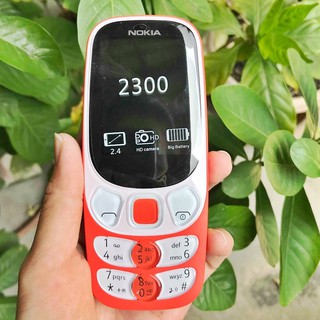 โทรศัพท์มือถือ NOKIA 2300 (สีส้ม) 2 ซิม 2.4นิ้ว 3G/4G  โนเกียปุ่มกด 2024