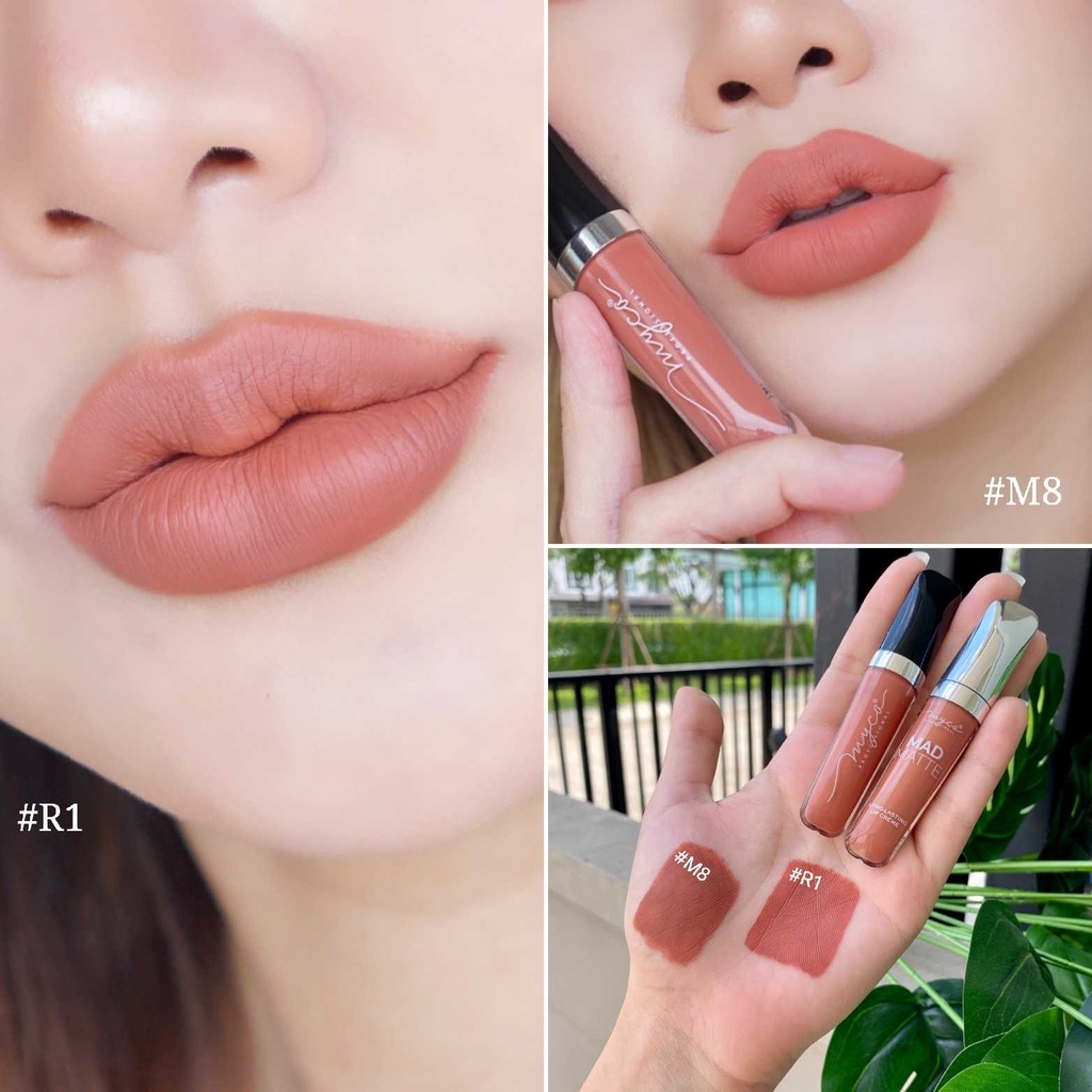 แพ็คคู่-2-แท่ง-myca-ultra-matte-lip-cream-ลิป-ไมก้า-แมดแมททฺ์-ขนาด-4ml-ของแท้-100