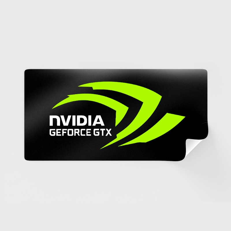 สติกเกอร์-nvidia-geforce-gtx-กันน้ํา