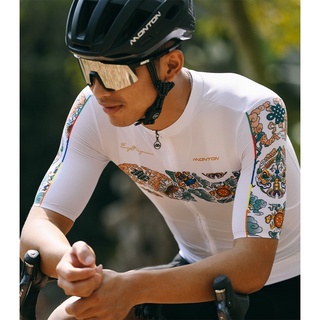 MENS CYCLING JERSEY URBAN AUSPICIOUS WHITE