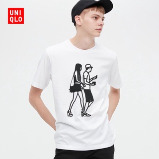 Uniqlo เสื้อยืดแขนสั้น พิมพ์ลาย ARCHIVE 20th สําหรับผู้ชาย และผู้หญิง (UT) 457005 Uniqloยืด.สบาย.รัก