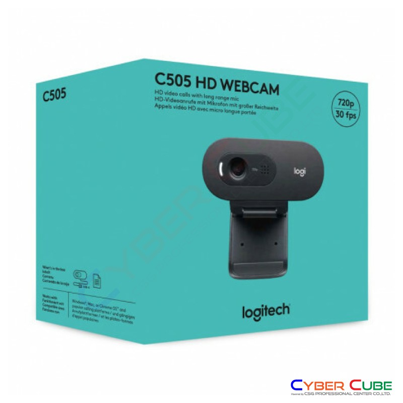 logitech-c505-hd-webcam-กล้องเว็บแคม-hd-webcam-720p-30fps-widescreen-60-mono-mic