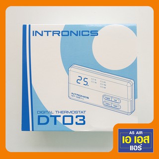 ชุดรีโมทแอร์แบบมีสาย Intronics รุ่น DT03 รูมแอร์ (Digital Thermostat)