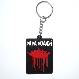 พวงกุญแจยาง Papa Roach