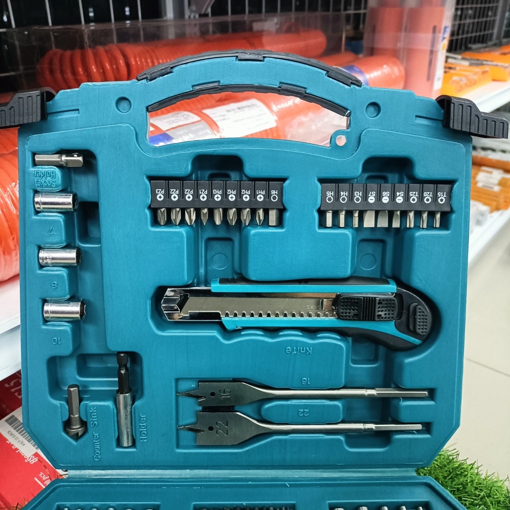 ผ่อนบัตรเครดิต0-3เดือน-x496-66-บาท-makita-ชุดอุปกรณ์เสริม-50-ชิ้น-d-42313