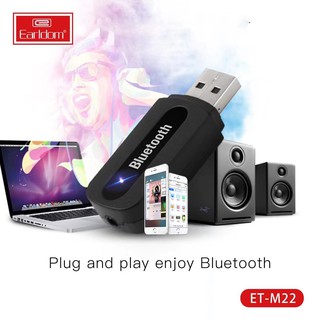 สินค้า (ของแท้ 100%) Earldom M22 บลูทูธ​เครื่อง​เสียง​รถยนต์​ Bluetooth Music Receiver