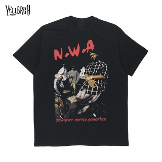 เสื้อยืดผู้ชาย N.w.a เสื้อยืด โอเวอร์ไซซ์ สีดํา สําหรับผู้ชาย ผู้หญิง |สินค้า Yellbruh S-5XL