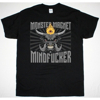 เสื้อยืดโอเวอร์ไซส์ใหม่ เสื้อยืด ลาย Monster Magnet Minder Rock Stoner Rock สีดําS-3XL