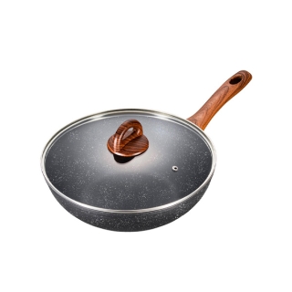 โปรโมชั่น : LocknLock กระทะหินอ่อนสุดโมเดิร์น Baum Series 30 cm. รุ่น LBU1305