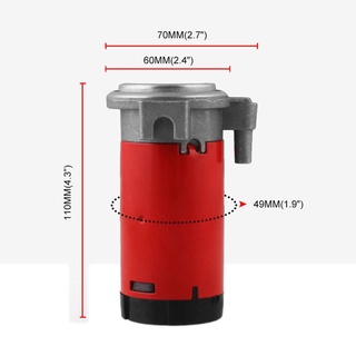 เครื่องปั๊มลมลําโพง แบบพกพา 12V รูปหอยทาก