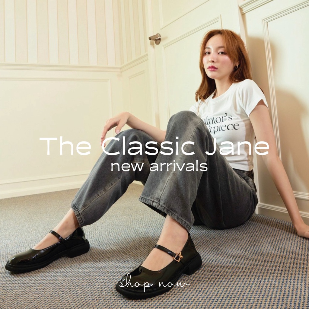 ภาพหน้าปกสินค้าThe Classic Jane - Labotte.bkk รองเท้าแมรี่เจน รองเท้า Y2K Mary Jane Shoes (826-13) จากร้าน labotte.bkk บน Shopee