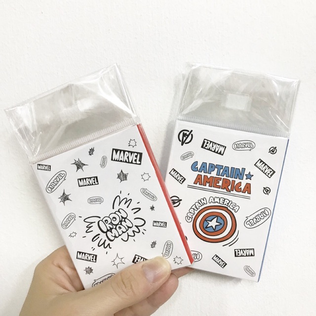 Sticky Note แบบเล่มพกพา ลาย Marvel (ตัวอักษร) | Shopee Thailand