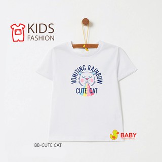 เสื้อเด็ก เสื้อยืด  ลายน่ารักๆ Cotton 100% ร้านไทย พร้อมส่งทุกลาย BB-CUTE-CAT