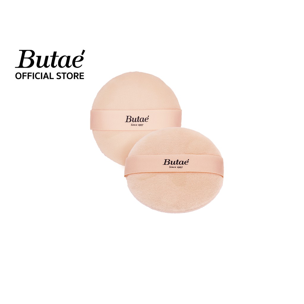 butae-soft-powder-puff-sponge-พัฟผ้านุ่มชวนสัมผัส-ใช้สำหรับตบแป้งบนใบหน้า-เกลี่ยเนื้อแป้งให้ทั่วใบหน้าได้