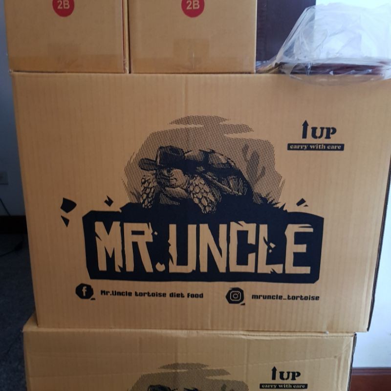 ภาพหน้าปกสินค้าอาหารเต่าบก MR.UNCLE (ยกลัง) 12kg จากร้าน reptilehouse_bkk บน Shopee