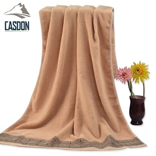 CASDON-ผ้าเช็ดตัว ผ้าขนหนูอาบน้ำหนานุ่ม ดูดซับสำหรับผู้ใหญ่ ผ้าฝ้าย 100% ผืนใหญ่ ซับน้ำดี แห้งไว MS-B2