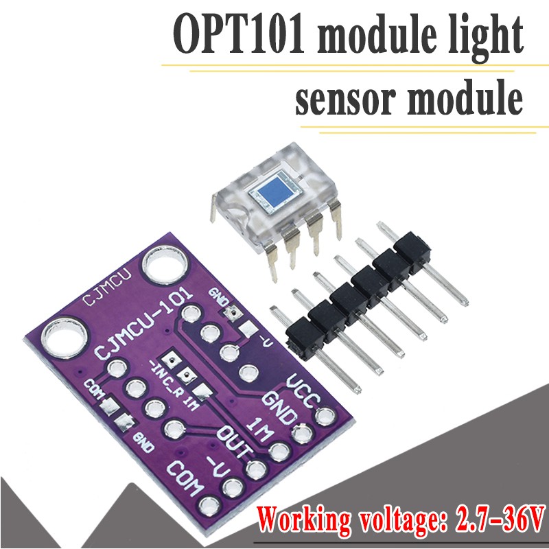 cjmcu-101-opt-101-โมดูลเซนเซอร์ตรวจจับแสง