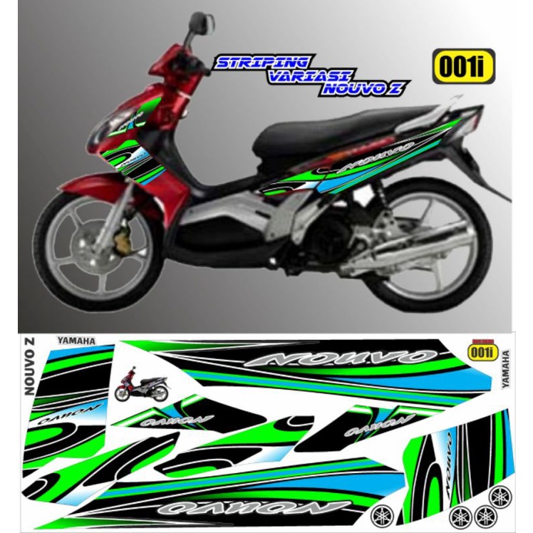 สติกเกอร์-ลาย-nouvo-z-สําหรับติดตกแต่งรถจักรยานยนต์-yamaha-nouvo-modif