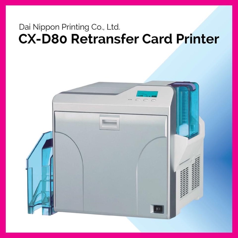 เครื่องพิมพ์บัตร DNP CXD80 Retransfer Card Printer Shopee Thailand