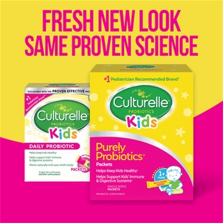 ภาพหน้าปกสินค้าCulturelle Kids Packets Daily Probiotic Supplement เด็ก แพ็คเก็ต อาหารเสริมโปรไบโอติกรายวัน ที่เกี่ยวข้อง